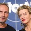 Die Schauspieler Wolfram Koch und Margarita Broich bei ihrer Vorstellung als neue TV-Kommissare im Frankfurter "Tatort". 