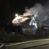 In Mödingen ist ein Einfamilienhaus niedergebrannt. Es entstand ein Schaden von 500.000 Euro.