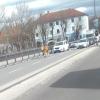 Die Autos auf der MAN-Brücke blieben lieber hinter dem Stier.