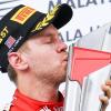 Sebastian Vettel will seinen ersten Ferrari-Sieg auskosten und genießen.