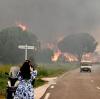 Camper in Saint-Andre müssen wegen eines Brands evakuiert werden.