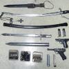 Diese Waffen hat die Polizei bei einem Pfaffenhofener entdeckt. 