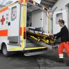Rettungssanitäter waren am Dienstag in Lauingen im Einsatz. 
