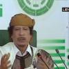 Augenzeugenberichten zufolge, hat Gaddafi eine Militäroffensive gegen die Auftständischen gestartet. Hier spricht der im libyschen Fernsehen.