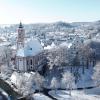 Das winterliche Krumbach von oben: Mithilfe einer Drohne gelang Georg Drexel dieser sehenswerte Schnappschuss.