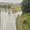 Starker Regen setzte am Donnerstagabend in Wertingen und Roggden Straßen und Keller unter Wasser. Die Feuerwehr war mehrfach im Einsatz.