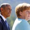 Barack Obama und Angela Merkel vor Beginn des Gipfels.
