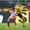 Gegen Dortmund trug der Südkoreaner Ja-Cheol Koo erstmals die gelbe Kapitänsbinde des FC Augsburg.  	
