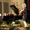 Neujahrsempfang der Stadt Mindelheim. Natalie Kolb (Klarinette) und Silvia Kolb am Klavier musizierten.