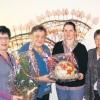 Geschenkübergabe bei den Gartlern: (von links) Erika Liebsch, Angelika Braun, Monika Marquard und Ina Krosch. 