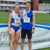 Hanna Martins und Christoph Humburger nahmen an den Bayerischen Meisterschaften teil. Foto: Behringer