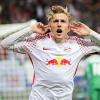 Emil Forsberg erzielte das erste Tor für RB Leipzig in der Champions League.