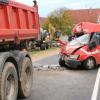 Bei einem Unfall in Möttingen wurde ein 35-Jähriger leicht verletzt.