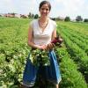 Carina Bichler aus Salgen ist überzeugt von der Nachhaltigkeit des ökologischen Landbaus. Sie hilft gerne bei der Ernte auf dem elterlichen Hof mit. 	