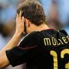 Thomas Müller, nachdem er im Viertelfinale gegen Argentinien die Gelbe Karte sah.