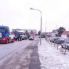 Mancher Autfahrer überholte den Protestzug.