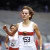 Claudia Steger-Richter 1981 im Nationaltrikot: Die Göggingerin war eine der schnellsten Sprinterinnen in Europa.