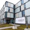 Das Augsburger Impfzentrum befindet sich in einem Bürogebäude auf dem ehemaligen Fujitsu-Areal.