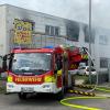 In Ulm-Söflingen ist am Freitag ein Dachstuhl eines Rohbaus in Brand geraten.