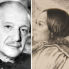 Schriftstellerinnen und Schriftsteller, die zu lesen sich lohnt: (von links) Alfred Polgar, Bettine von Arnim, Heimito von Doderer.