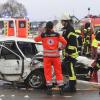 Bei einem Unfall zwischen Konzenberg und Hafenhofen wurde gestern ein 32-jähriger Autofahrer schwer verletzt.  	