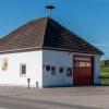 Das Feuerwehrhaus Bocksberg wurde saniert. Nun soll der Vorplatz neu gestaltet werden. 	