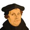 Martin Luther, wie ihn Lucas Cranach malte. 	