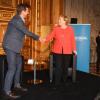 Angela Merkel stellte sich beim "Augsburger Allgemeine Forum live" den Fragen von Gregor Peter Schmitz und denen der Bürger.