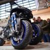 Die Yamaha Niken, ein Motorrad mit zwei Vorderrädern, ist eine der Saisonneuheiten auf der Messe «Motorräder» in Dortmund.