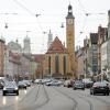 Die Bluttat an der Wohnungstür passierte in der Augsburger Jakobervorstadt.