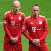 Arjen Robben (l) und Franck Ribéry werden gegen Mainz nicht spielen können. Foto: Marc Müller dpa