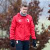 Alfred Finnbogason hat am Dienstag erstmals seit langer Zeit wieder in Augsburg trainiert.