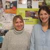 Melissa Niedermair (links) vertritt Birgit Baumann in deren Elternzeit als Quartiersmanagerin und Jugendpflegerin. 
