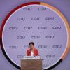 „Unterstützen wir geschlossen unseren neuen Vorsitzenden der CDU", sagte die scheidende CDU-Vorsitzende Annegret Kramp-Karrenbauer.