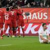 Der FC Bayern München besiegte den FC Augsburg zum Auftakt des 22. Spieltages mit 3:2.