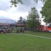 Auf der Baustelle für die neue Kindertagesstätte in Rehling ist es am Donnerstag kurz nach 9 Uhr zu einem Brand gekommen.