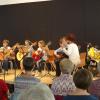 Bei den Sommerkonzerten präsentierte die Musikschule Biberbach die ganze Palette ihres Könnens. Unser Bild zeigt das Gitarrenensemble unter der Leitung von Barbara Duttler. 	