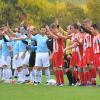 Winke-winke vor dem Bachtal-Derby: Gastgeber ist diesen Sonntag die Eintracht Staufen (blau-weiß) für einen SV Altenberg (weiß-rot), der mit einem Sieg seine Tabellenführung verteidigen will.