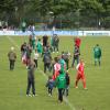 Fußball Die DJK Stotzard (grüne Trikots) warf den TSV Aindling II aus dem Aufstiegsrennen.