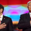 Schlechte Vorbilder: Die republikanischen Kandidaten Marco Rubio (links) und Donald Trump beschimpfen sich teils unter der Gürtellinie.