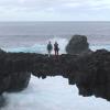 Die schroffen Lavafelsen von El Hierro bilden ein Naturschwimmbecken.