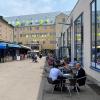 Draußen essen: Das ist jetzt auch wieder in der Bäckergasse auf dem Stadtmarkt möglich.