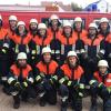 Ein Bilde aus dem Jahr 2019: 15 Feuerwehrkameraden der Feuerwehr Blossenau. 