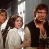 Als Han Solo kämpfte Harrison Ford an der Seite von Prinzessin Leia (Carrie Fisher) und Luke Skywalker (Mark Hamill). Hier eine Szene aus dem Film „Die Rückkehr der Jedi-Ritter“.