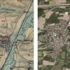 In den 1840er Jahren beschränkte sich Dasing auf das westliche Ufer der Paar.  Das Gewässer bildet nach wie vor eine natürliche Barriere. Durch den Anschluss  an die Autobahn ist Dasings Norden interessant für Gewerbe und Industrie geworden.