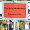 Ausgedient haben die Warnschilder, die auf den jetzt aufgehobenen Sperrbezirk in Wulfertshausen und Teilen von Stätzling hingewiesen haben.   