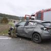 Der graue Opel des 28-Jährigen musste die Feuerwehr aus dem Straßengraben bei Fünfstetten bergen.