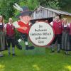 Die Verantwortlichen des Musikvereins Edelstetten  mit Ingrid Mörz (Dirigentin), Ulrich Gerstlauer, Isabell Sonner, Bernhard Sonner (Vorsitzender), Markus Kirschenhofer (stellvertrender Vorsitzender), Susanne Fischer, Tobias Hörmann und Petra Knöpfle freuen sich auf viele Gäste beim Bezirksmusikfest.