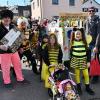 Faschingsfreunde Obergablingen (Siedlung) brachten als Insekten verkekleidet einen Vorgeschmack auf den Frühling in den Umzug.