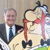 Die französische Comic-Legende Albert Uderzo mit Zeichner Didier Conrad und Autor Jean-Yves Ferri. Ihr neuer "Asterix"-Band "Der Papyrus des Caesar" erscheint am 22. Oktober.